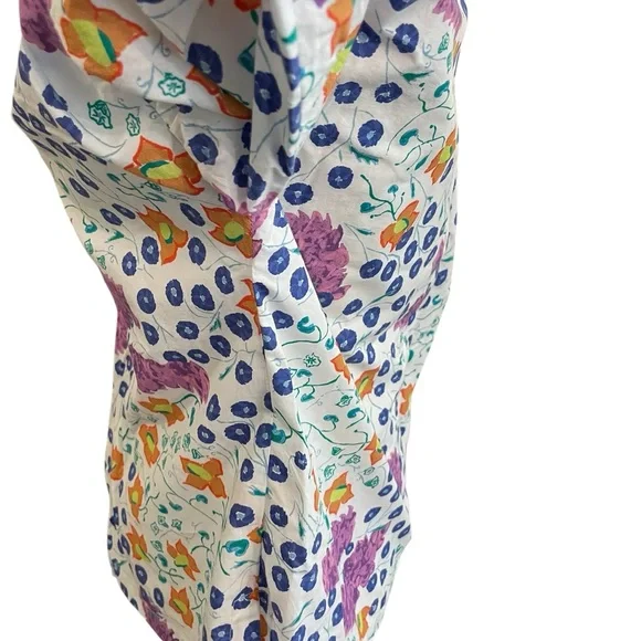 OLIPHANT Floral Patterned Puff Sleeve Blouse NWOT - Picture 10 of 14